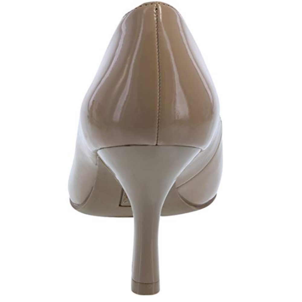 Nude Patent Wide Fit Classic Pointy Stiletto Pump - Picture 3 of 3